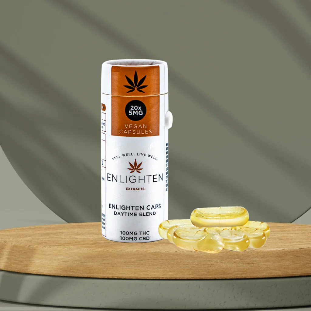 Enlighten Alaska's 1:1 Sativa Capsules